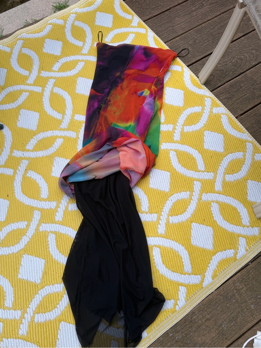 Zara Tie Dye Maxi Dress - Picture 2 of 4